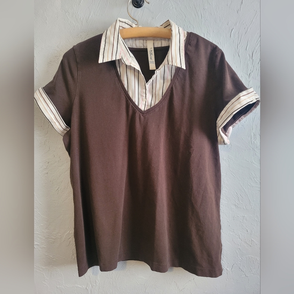 Faux Layered T Shirt